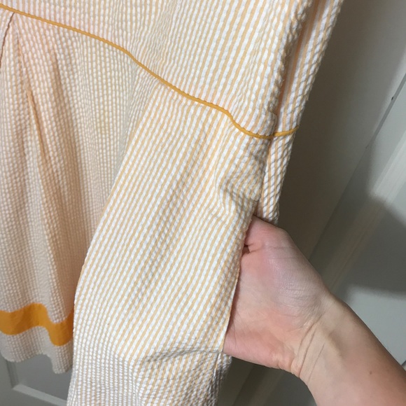 JESSICA SIMPSON SEERSUCKER DRESS (I FREE SHIP) - Picture 2 of 3